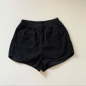 American Apparel Black High Waist Women Shorts